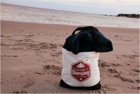 ECG Totes available soon to our Shop on www.eastcoastglamping.ca.