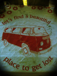 Nothing like washing-up with VW t-towel.  Pure Glamping.